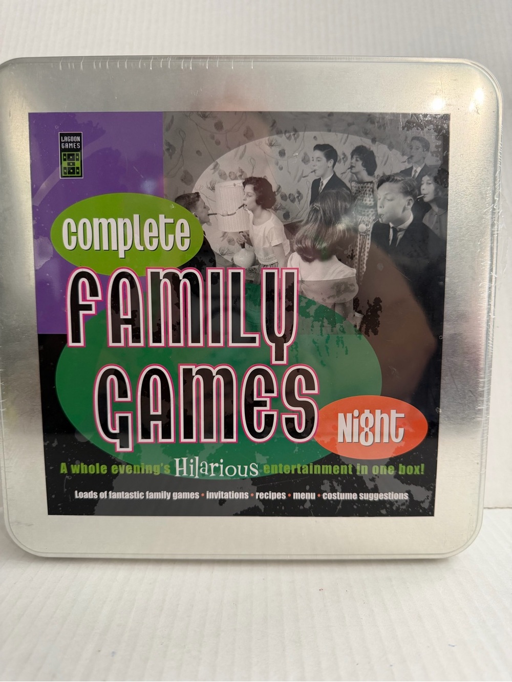 Lagoon Games Complete Family Games Night Tin Family Game Set